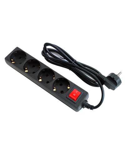 SP4B-218. Сетевой фильтр 4 розетки, 1,8м черный. 5bites в Череповце