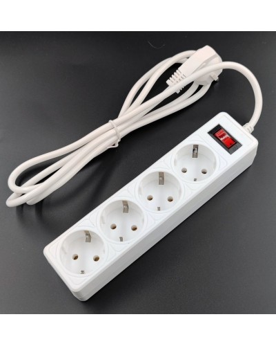 SP4W-550 GARDA. Сетевой фильтр 4 розетки,5м, белый. 5bites в Череповце