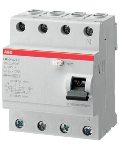 FH204 AC-40/0,03 (2CSF204004R1400). Выключатель дифференциального тока (УЗО). ABB в Череповце