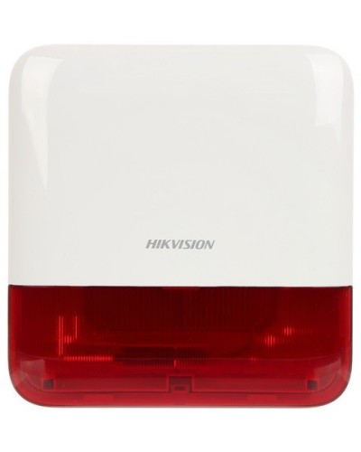DS-PS1-E-WE Red Indicator. Оповещатель свето-звуковой радиоканальный уличный. AX PRO Hikvision в Череповце