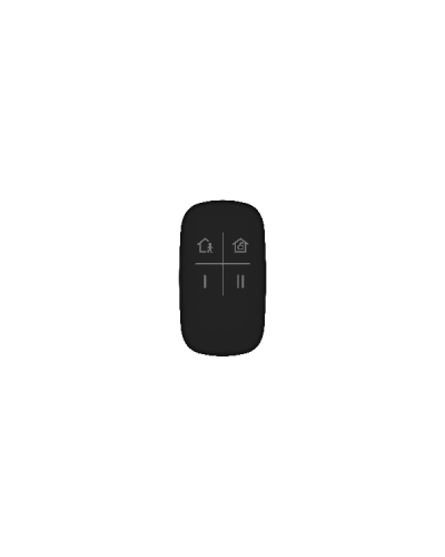 DS-PKF1-WE (цв. черный). Брелок 4-х кнопочный с обратной связью. AX PRO Hikvision в Череповце