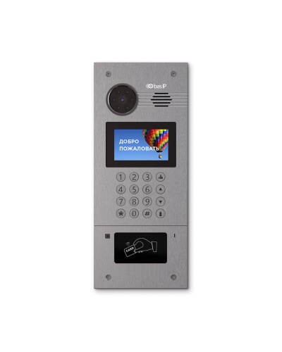 AA-07FB SILVER. Вызывная панель IP-домофона. BAS-IP в Череповце
