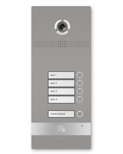 BI-04FB SILVER. Вызывная панель IP-домофона. BAS-IP в Череповце
