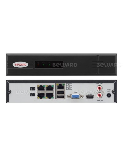 BK0104H2-P4. IP-видеорегистратор 4-канальный. Beward в Череповце