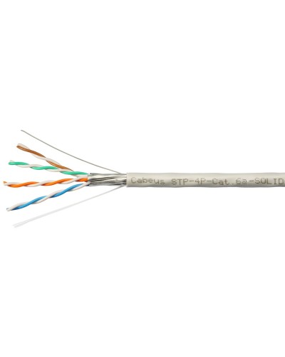 STP-4P-Cat.6a-SOLID-IN-PVC (7196c). Кабель «витая пара» (LAN) для структурированных систем связи. CABEUS в Череповце