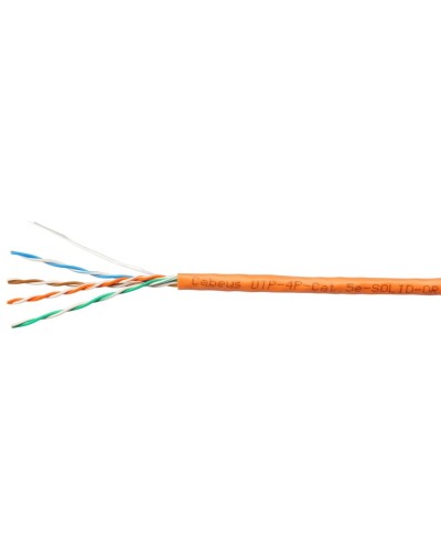 UTP-4P-Cat.5e-SOLID-OR-100 (7253c-5). Кабель «витая пара» (LAN) для структурированных систем связи. CABEUS в Череповце