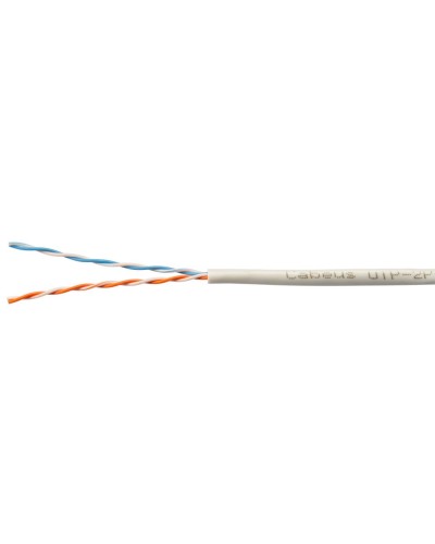 UTP-2P-Cat.5e-SOLID-LSZH-GY-LIGHT-500 (11079c). Кабель «витая пара» (LAN) для структурированных систем связи. CABEUS в Череповце