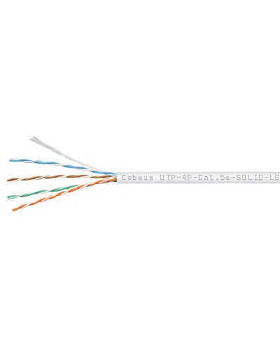 UTP-4P-Cat.5e-SOLID-LSZH-WH (9782c). Кабель «витая пара» (LAN) для структурированных систем связи. CABEUS в Череповце