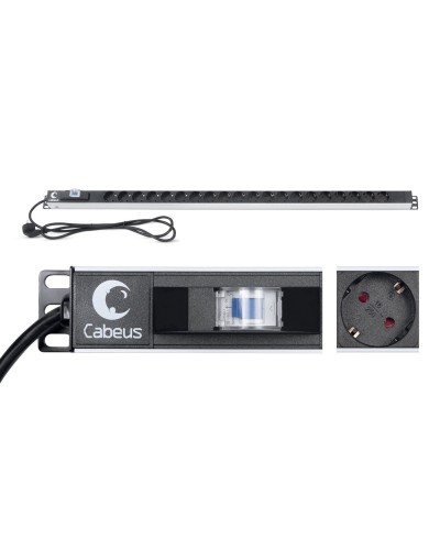 PDU-16-20S-B (9551c). Блок розеток. CABEUS в Череповце