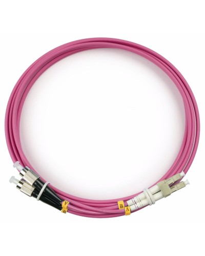 FOP-50-OM4-LC-FC-1m (9150c). Патч-корд оптический. CABEUS в Череповце