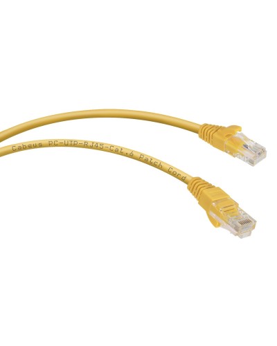 PC-UTP-RJ45-Cat.6-3m-YL (8708c), желтый. Патч-корд медный. CABEUS в Череповце