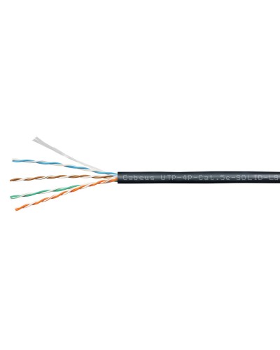 UTP-4P-Cat.5e-SOLID-LSZH-BK (9781c). Кабель «витая пара» (LAN) для структурированных систем связи. CABEUS в Череповце