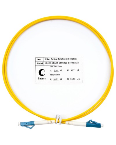 FOP(s)-9-LC-LC-0,5m (8807c). Патч-корд оптический. CABEUS в Череповце
