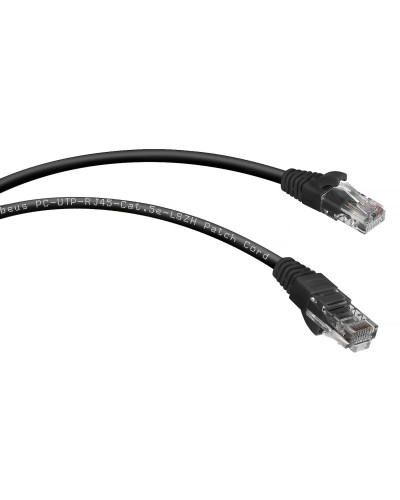 PC-UTP-RJ45-Cat.5e-0.3m-BK-LSZH (9535c), чёрный. Патч-корд медный. CABEUS в Череповце