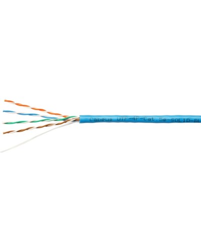 UTP-4P-Cat.5e-SOLID-BL-100 (7248c-5). Кабель «витая пара» (LAN) для структурированных систем связи. CABEUS в Череповце