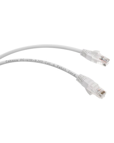 PC-UTP-RJ45-Cat.6-3m (7269c), серый. Патч-корд медный. CABEUS в Череповце