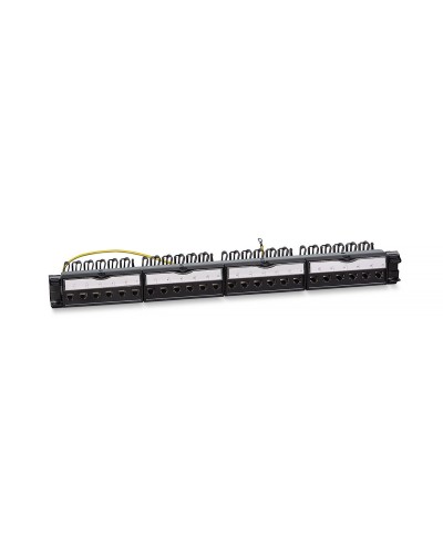 PL-24-KJ-RJ45-Cat.6-SH-180T (11833c): Патч-панель 19" (1U), 24 порта RJ-45, категория 6, полностью экранированная в Череповце