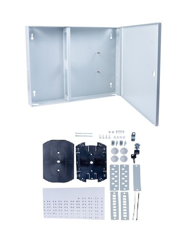 FO-WL-16-SC/2LC/FC/ST-FP-K (12302c). Бокс оптический настенный. CABEUS в Череповце