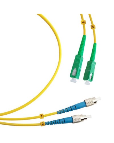 FOP(d)-9-SC/APC-FC/UPC-2m (8123c). Патч-корд оптический. CABEUS в Череповце