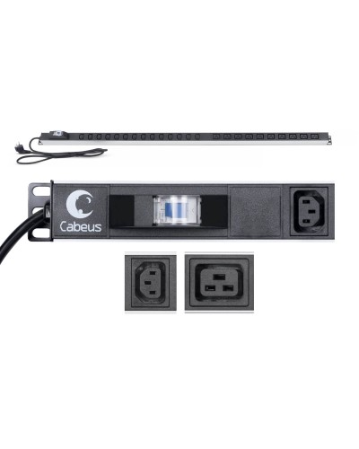 PDU-16-14C13-10C19-B-C14 (9553c). Блок розеток. CABEUS в Череповце
