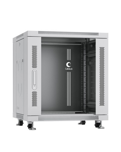SH-05C-12U60/60 (7645c). Шкаф телекоммуникационный 19 напольный 12U. CABEUS в Череповце