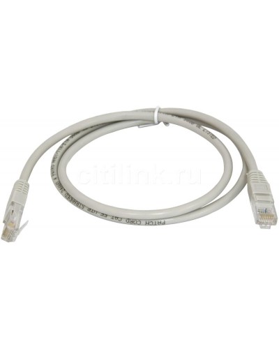 PC-UTP-RJ45-Cat.5e-0.3m (7209c), серый. Патч-корд медный. CABEUS в Череповце