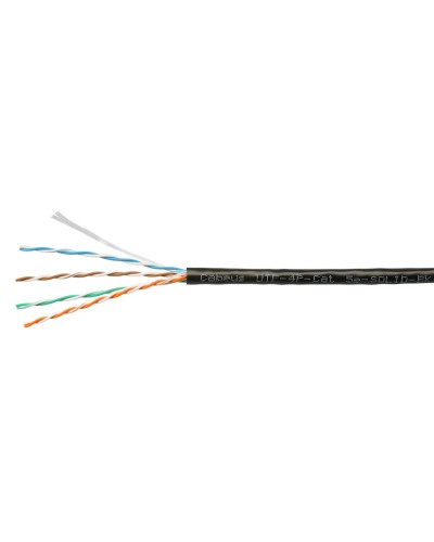 UTP-4P-Cat.5e-SOLID-LSZH-BK-100 (9781c-5). Кабель «витая пара» (LAN) для структурированных систем связи. CABEUS в Череповце