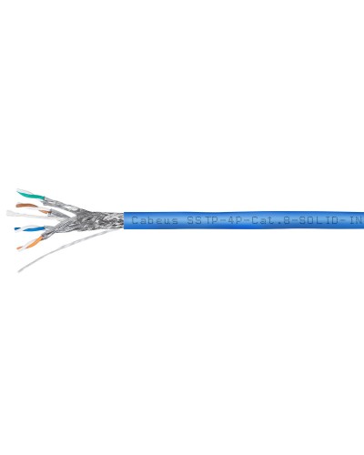 SSTP-4P-Cat.8-SOLID-IN-LSZH-BL (7750c). Кабель «витая пара» (LAN) для структурированных систем связи. CABEUS в Череповце