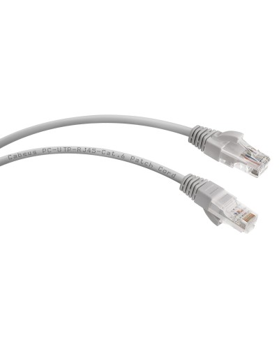 PC-UTP-RJ45-Cat.6-20m (8791c), серый. Патч-корд медный. CABEUS в Череповце
