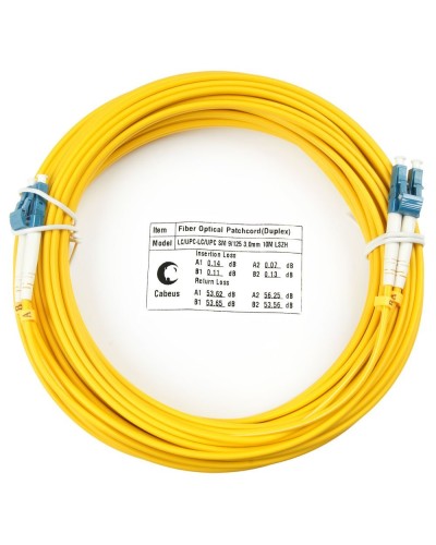 FOP(d)-9-LC-LC-1,5m (7514c). Патч-корд оптический. CABEUS в Череповце