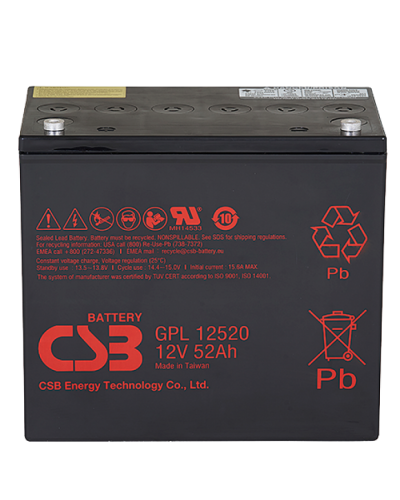 CSB GPL 12520. Аккумулятор герметичный свинцово-кислотный. CSB в Череповце