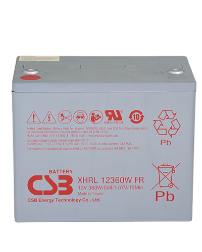 CSB XHRL 12360W FR. Аккумулятор герметичный свинцово-кислотный. CSB в Череповце