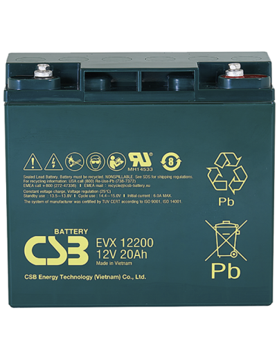 CSB EVX 12200. Аккумулятор герметичный свинцово-кислотный. CSB в Череповце