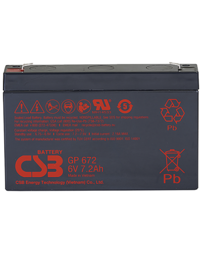 CSB GP 672. Аккумулятор герметичный свинцово-кислотный. CSB в Череповце