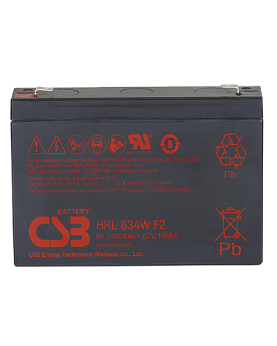 CSB HRL 634W FR. Аккумулятор герметичный свинцово-кислотный. CSB в Череповце