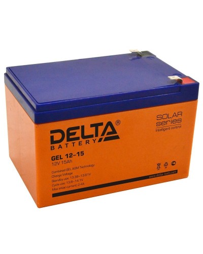Delta GEL 12-15. Аккумулятор герметичный свинцово-кислотный. Delta в Череповце