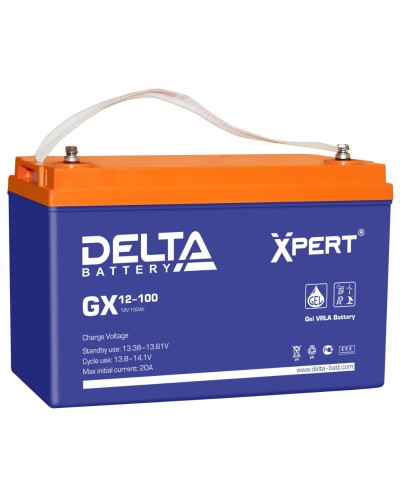 Delta GX 12-100. Аккумулятор герметичный свинцово-кислотный. Delta в Череповце