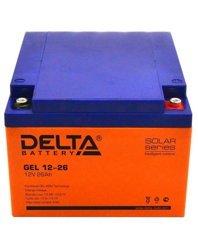 Delta GEL 12-26. Аккумулятор герметичный свинцово-кислотный. Delta в Череповце