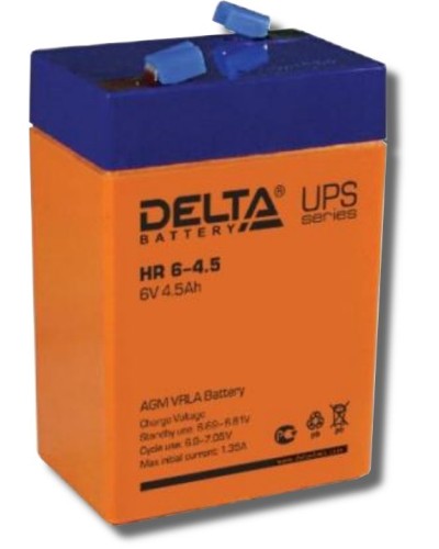 Delta HR 6-4.5. Аккумулятор герметичный свинцово-кислотный. Delta в Череповце