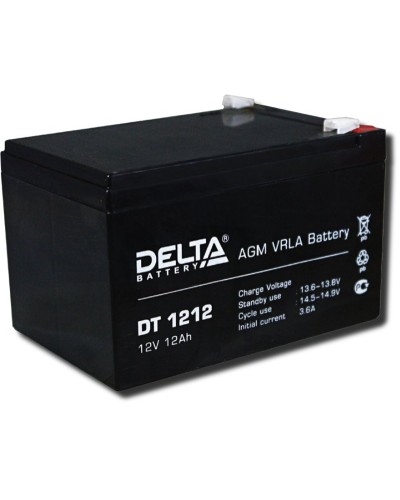 Delta DT 1212. Аккумулятор герметичный свинцово-кислотный. Delta в Череповце