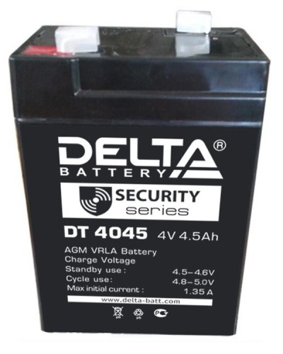 Delta DT 4045 (47мм). Аккумулятор герметичный свинцово-кислотный. Delta в Череповце