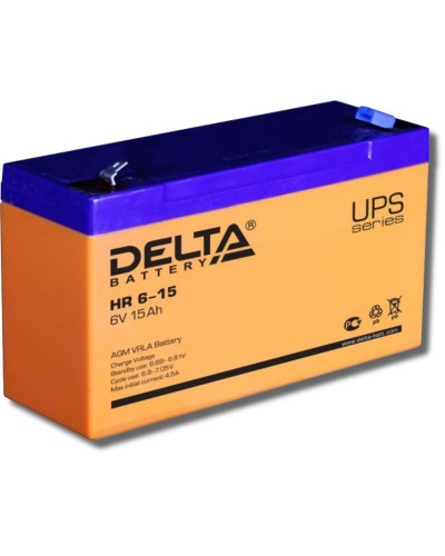 Delta HR 6-15. Аккумулятор герметичный свинцово-кислотный. Delta в Череповце