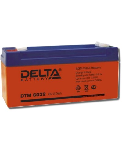 Delta DTM 6032. Аккумулятор герметичный свинцово-кислотный. Delta в Череповце