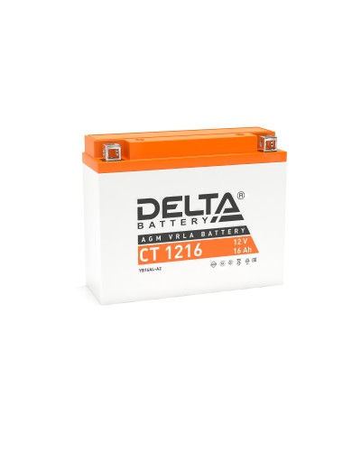 Delta CT 1216. Аккумулятор герметичный свинцово-кислотный стартерный. Delta в Череповце