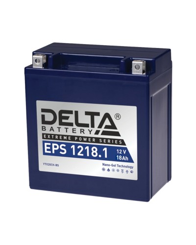 Delta EPS 1218.1. Аккумулятор герметичный свинцово-кислотный стартерный. Delta в Череповце