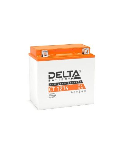 Delta CT 1214. Аккумулятор герметичный свинцово-кислотный стартерный. Delta в Череповце