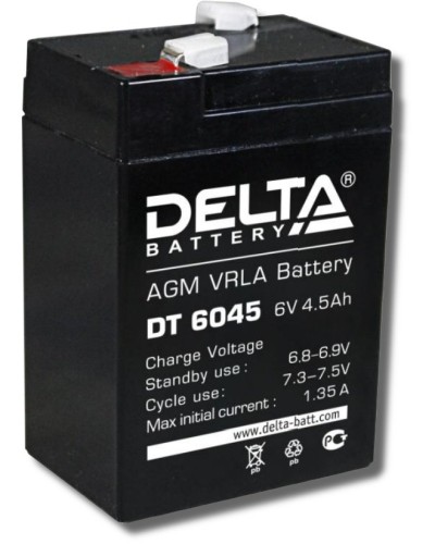 Delta DT 6045. Аккумулятор герметичный свинцово-кислотный. Delta в Череповце