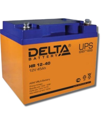 Delta HR 12-40. Аккумулятор герметичный свинцово-кислотный. Delta в Череповце