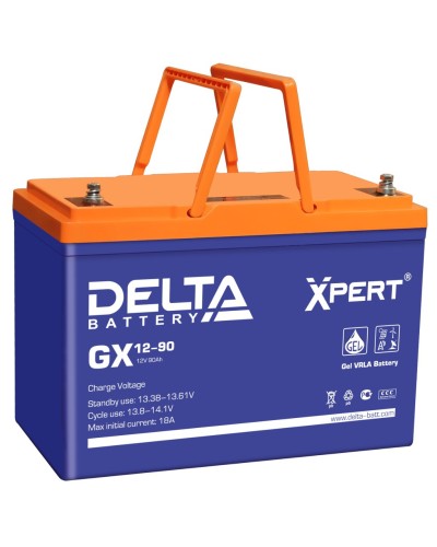 Delta GX 12-90. Аккумулятор герметичный свинцово-кислотный. Delta в Череповце