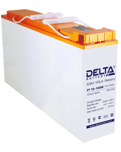 Delta FT 12-125 M. Аккумулятор герметичный свинцово-кислотный. Delta в Череповце